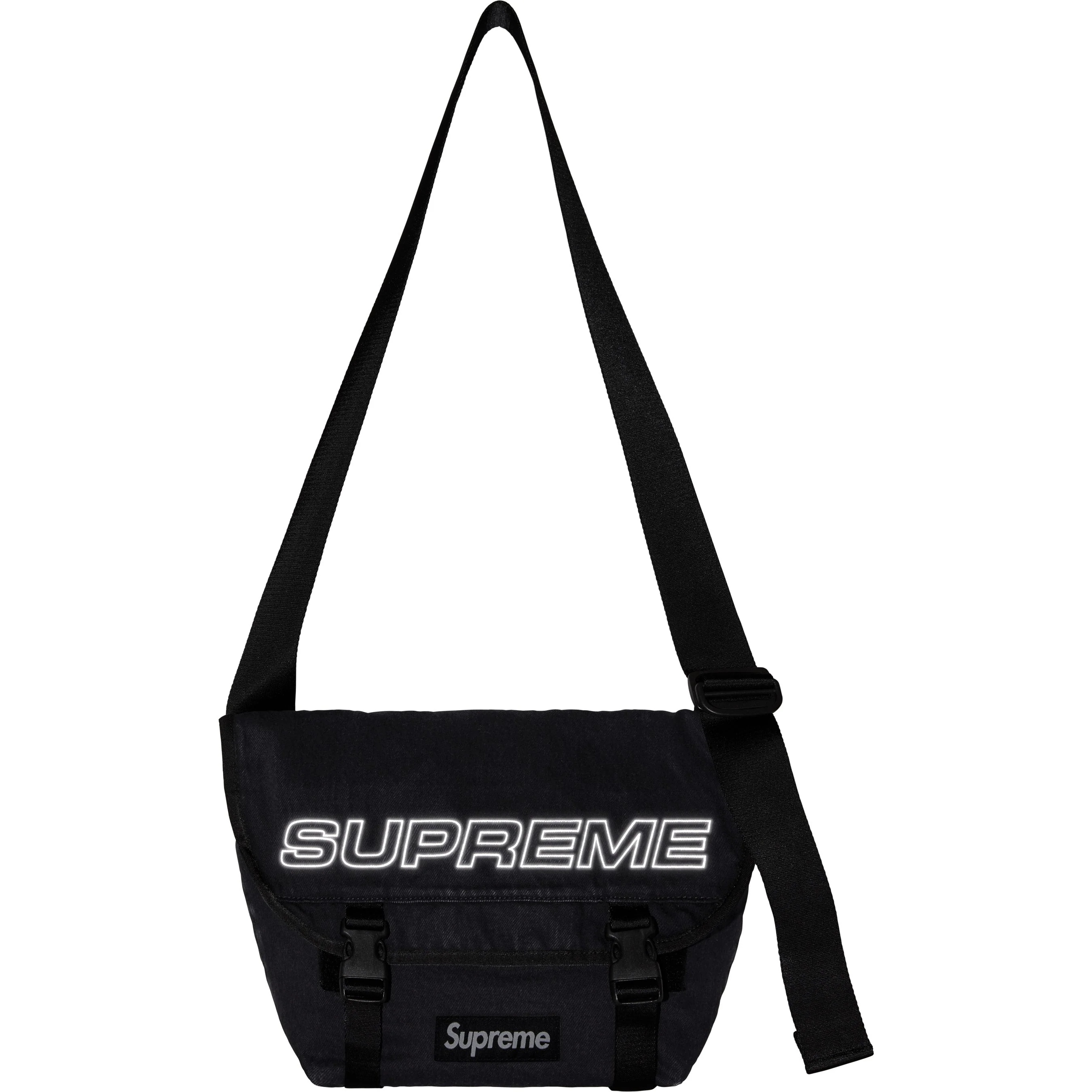 Denim Messenger Bag view 5